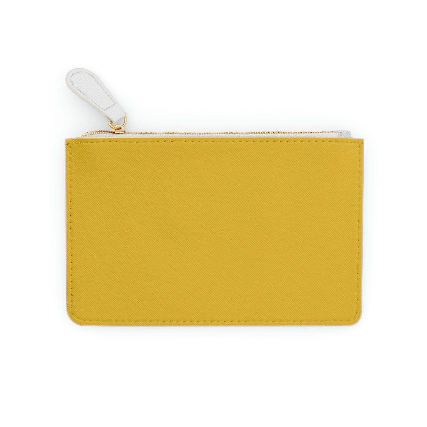 Michigan Upper Peninsula Mini Clutch Bag (Gold w/ UP USA Flag Outline)