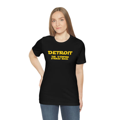 'Detroit the D'Empire Strikes Back' T-Shirt (1970s Sci-Fi Parody) | Unisex Standard Fit