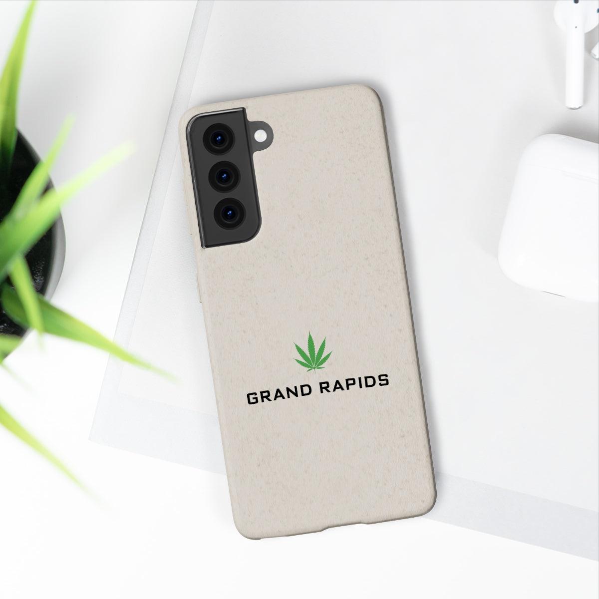 'Grand Rapids' Phone Cases (w/ Cannabis Leaf) | Android & iPhone - Circumspice Michigan