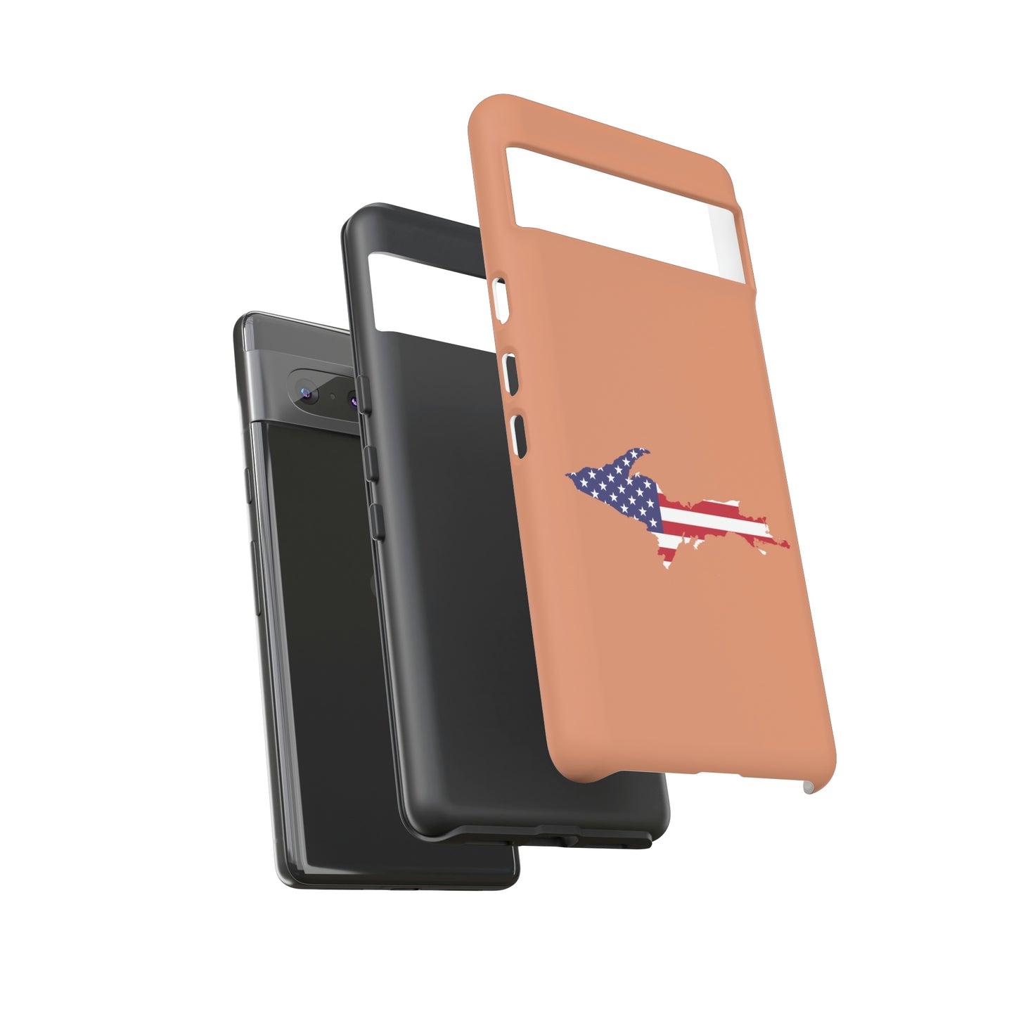 Michigan Upper Peninsula Tough Phone Case (Copper Patriot Edition) | Samsung & Pixel Android