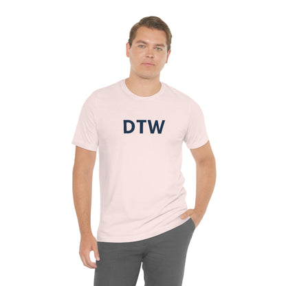 Detroit 'DTW' T-Shirt | Unisex Standard Fit