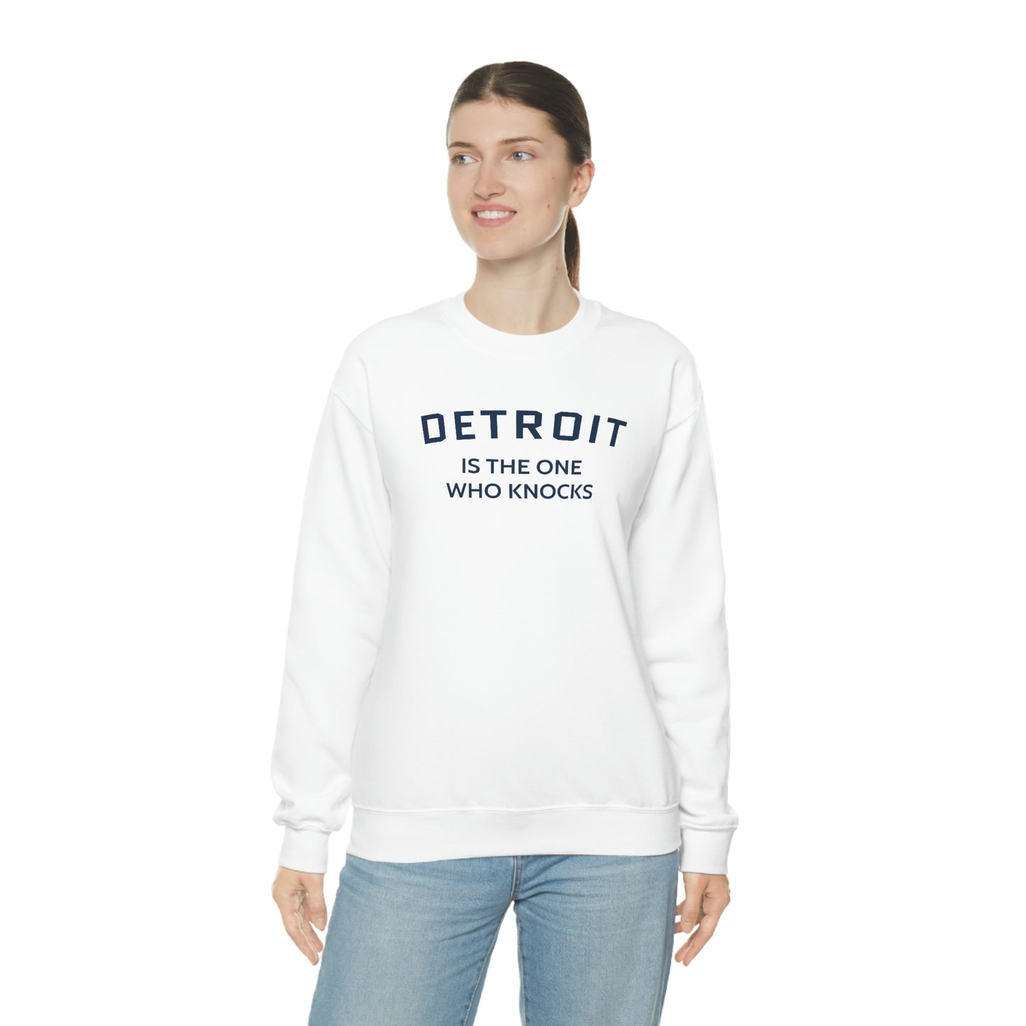 'Detroit is the One Who Knocks' Sweatshirt | Unisex Standard