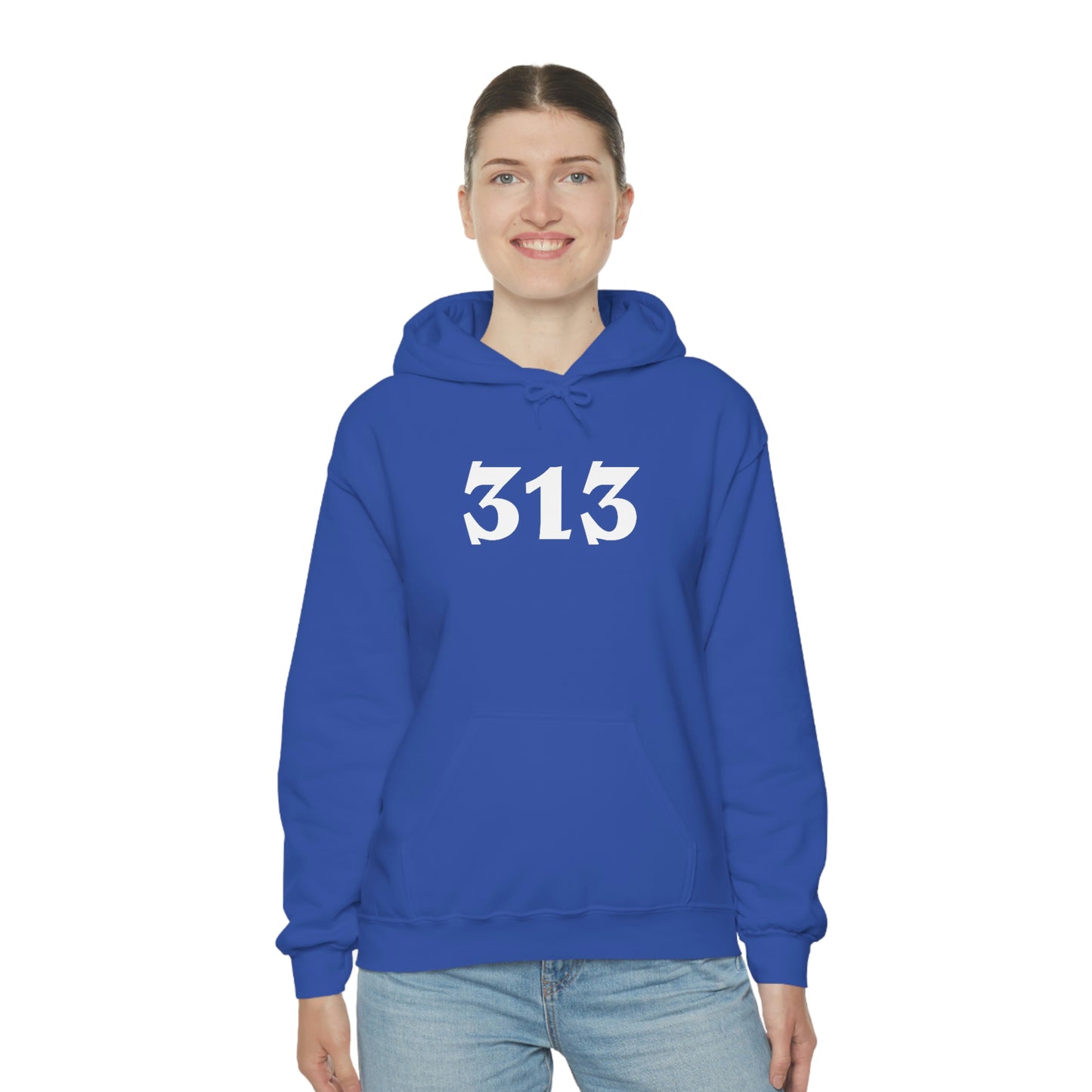 Detroit '313' Hoodie (Angry Serif Font) | Unisex Standard