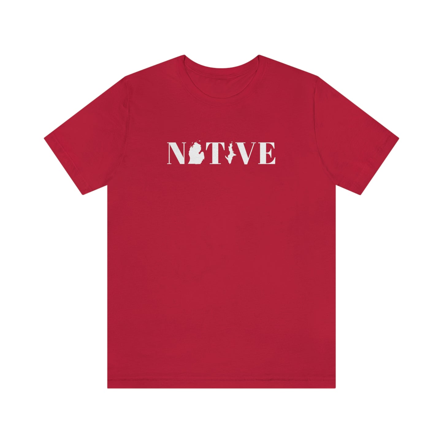 Michigan 'Native' T-Shirt (Didone Font) | Unisex Standard Fit