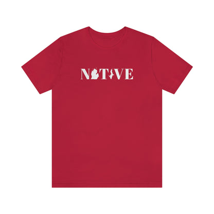 Michigan 'Native' T-Shirt (Didone Font) | Unisex Standard Fit