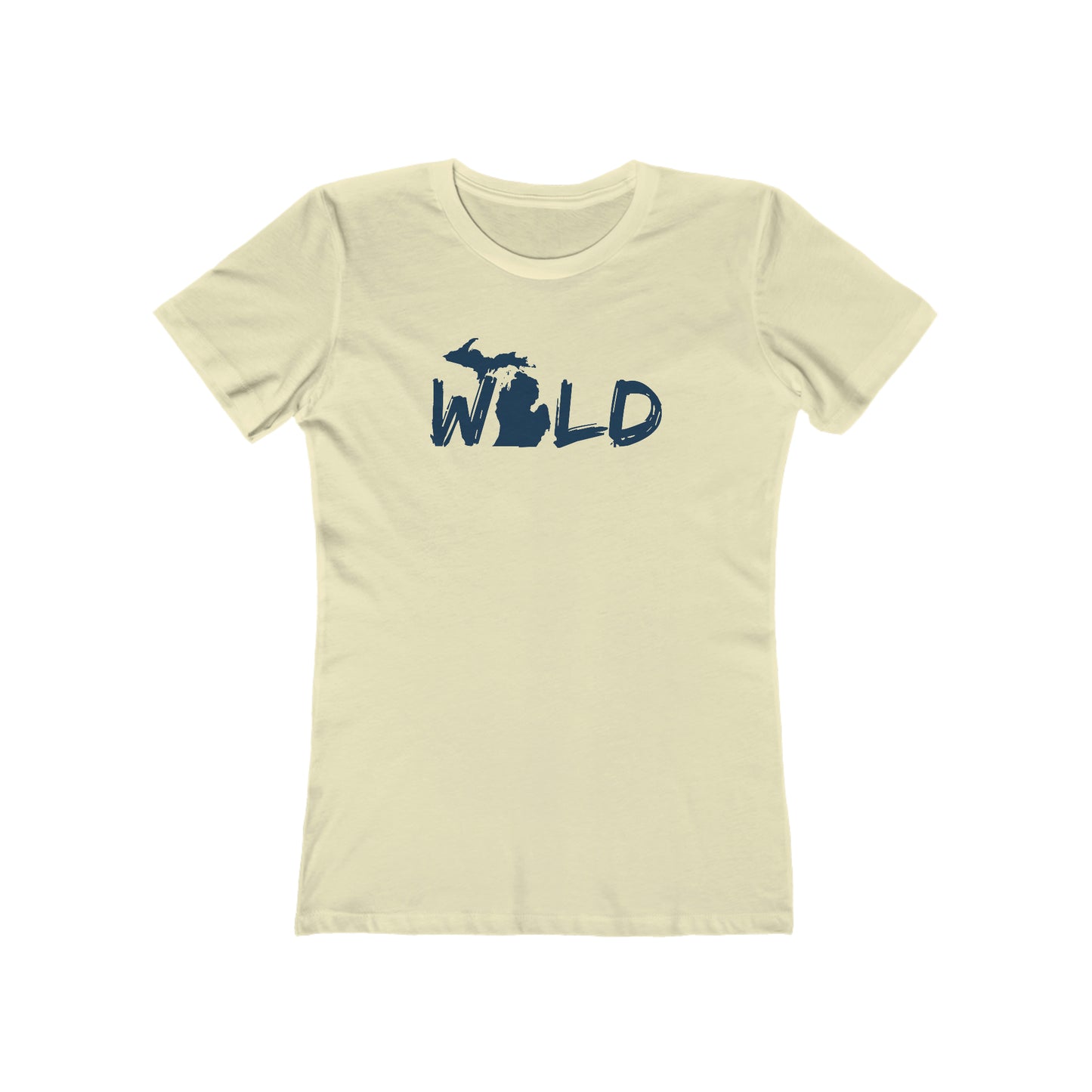 Michigan 'Wild' T-Shirt (Paintbrush Font) | Women's Boyfriend Cut