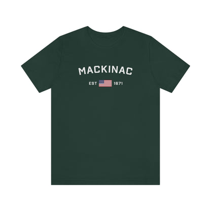 'Mackinac EST 1671' T-Shirt | Unisex Standard Fit