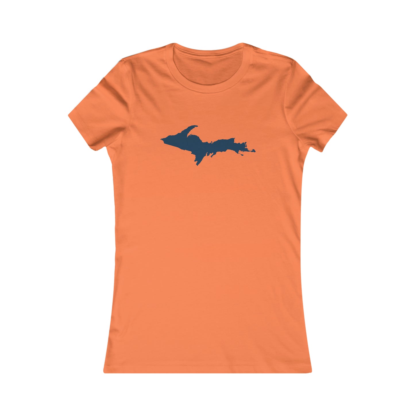 Michigan Upper Peninsula T-Shirt (w/ UP Outline) | Women's Slim Fit