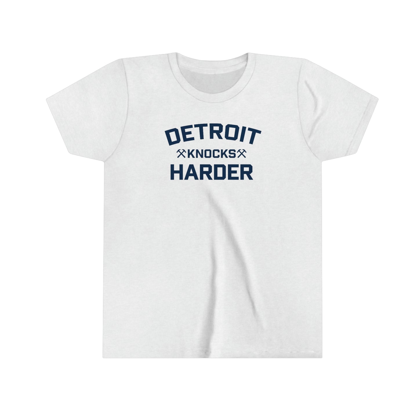 'Detroit Knocks Harder' T-Shirt | Youth Short Sleeve