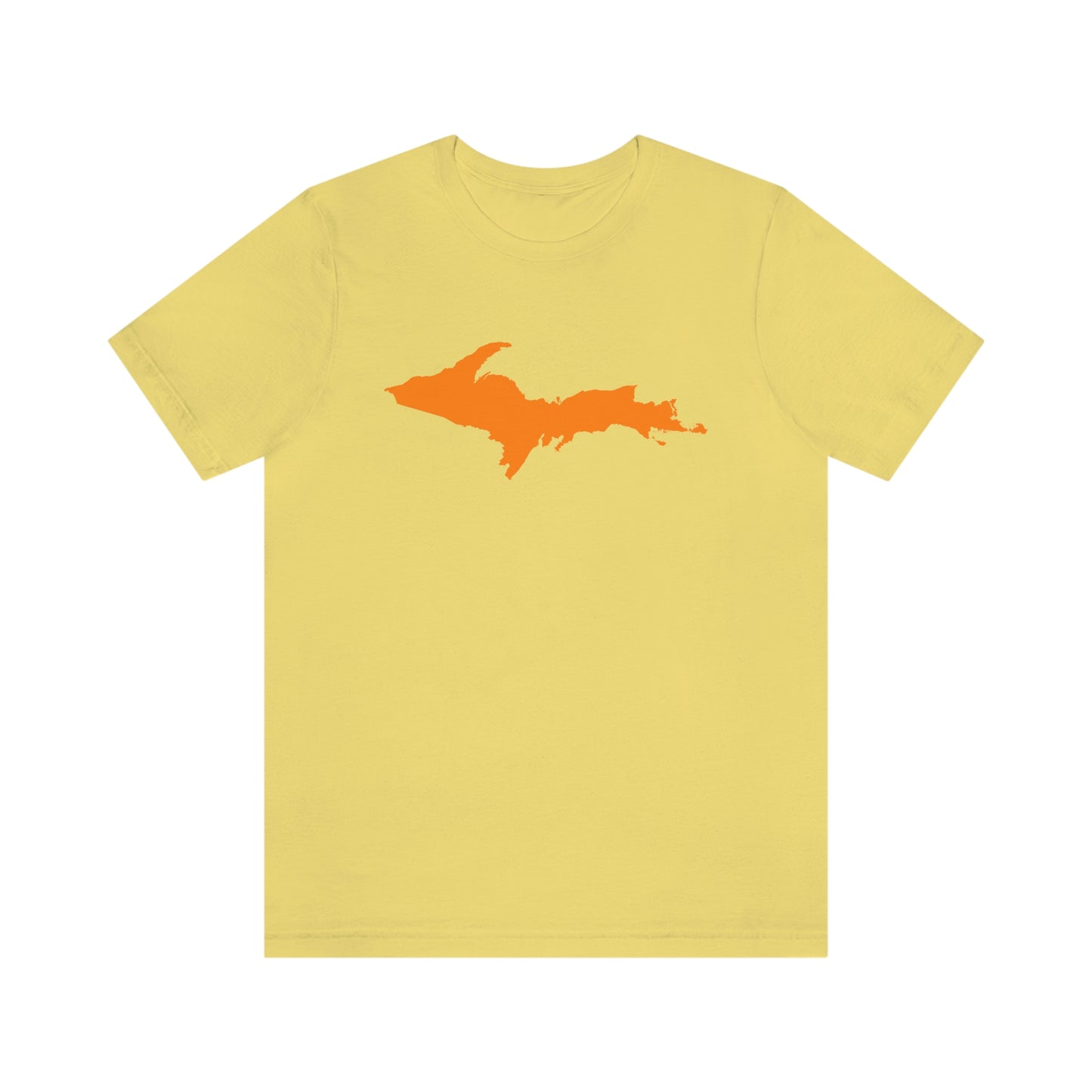 Michigan Upper Peninsula T-Shirt (w/ Orange UP Outline) | Unisex Standard Fit