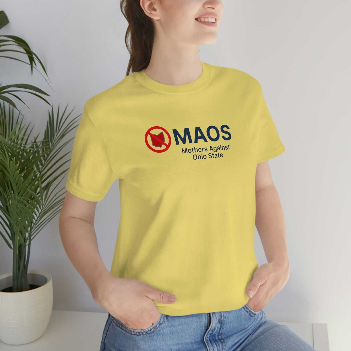 'MAOS Mothers Against Ohio State' T-Shirt | Unisex Standard Fit