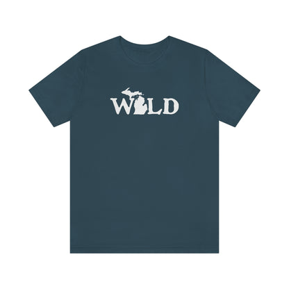 Michigan 'Wild' T-Shirt (Woodcut Font) | Unisex Standard Fit