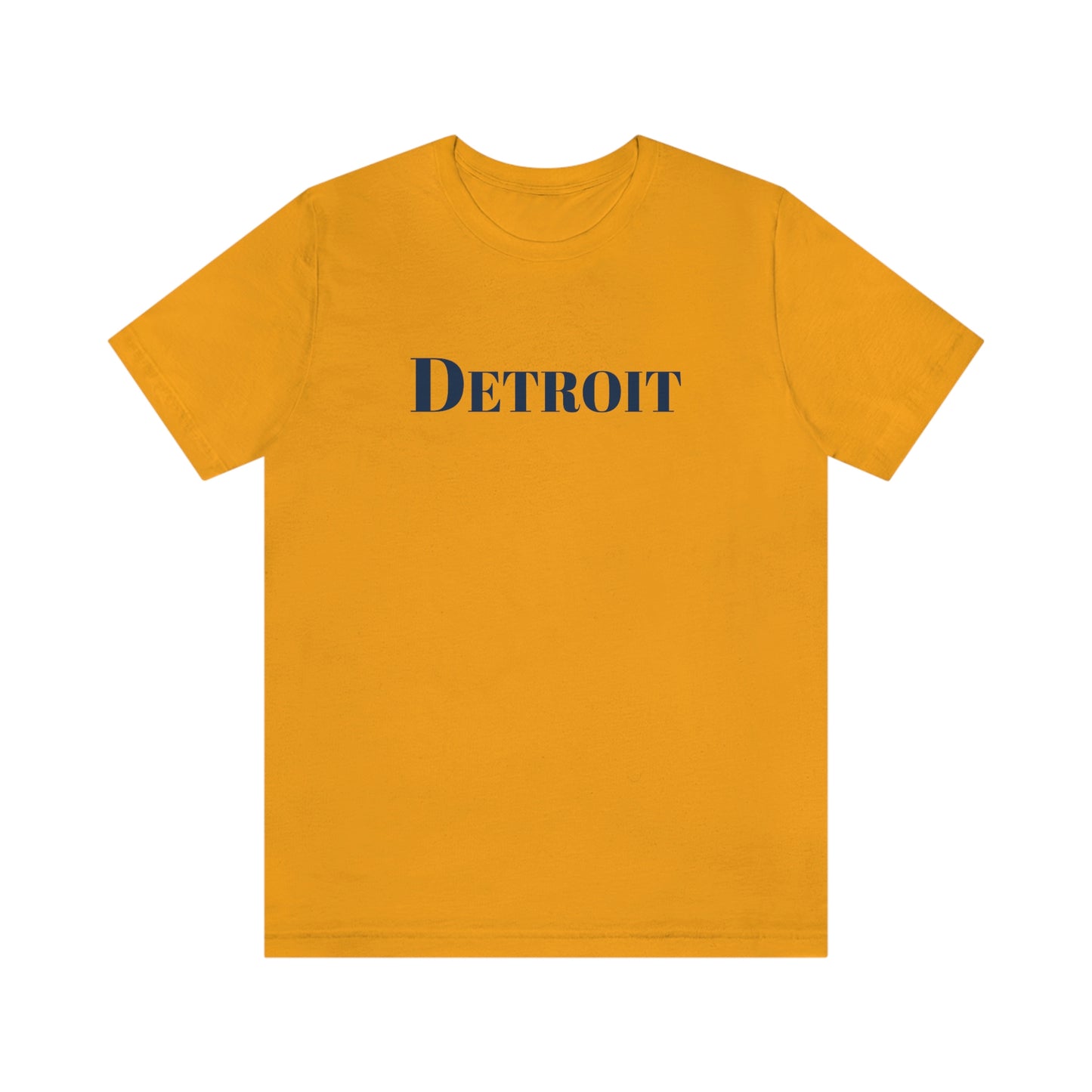 'Detroit' T-Shirt (Didone Font) | Unisex Standard Fit