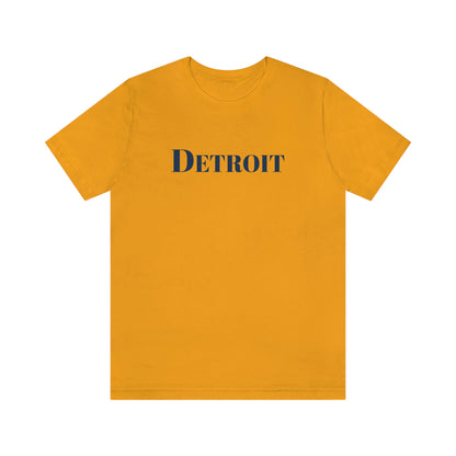 'Detroit' T-Shirt (Didone Font) | Unisex Standard Fit