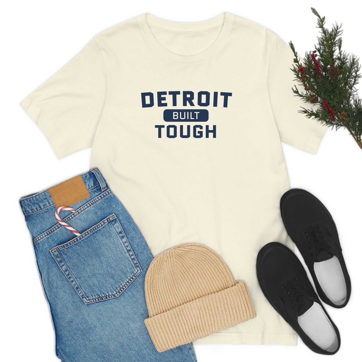 'Built Detroit Tough' T-Shirt | Unisex Standard Fit