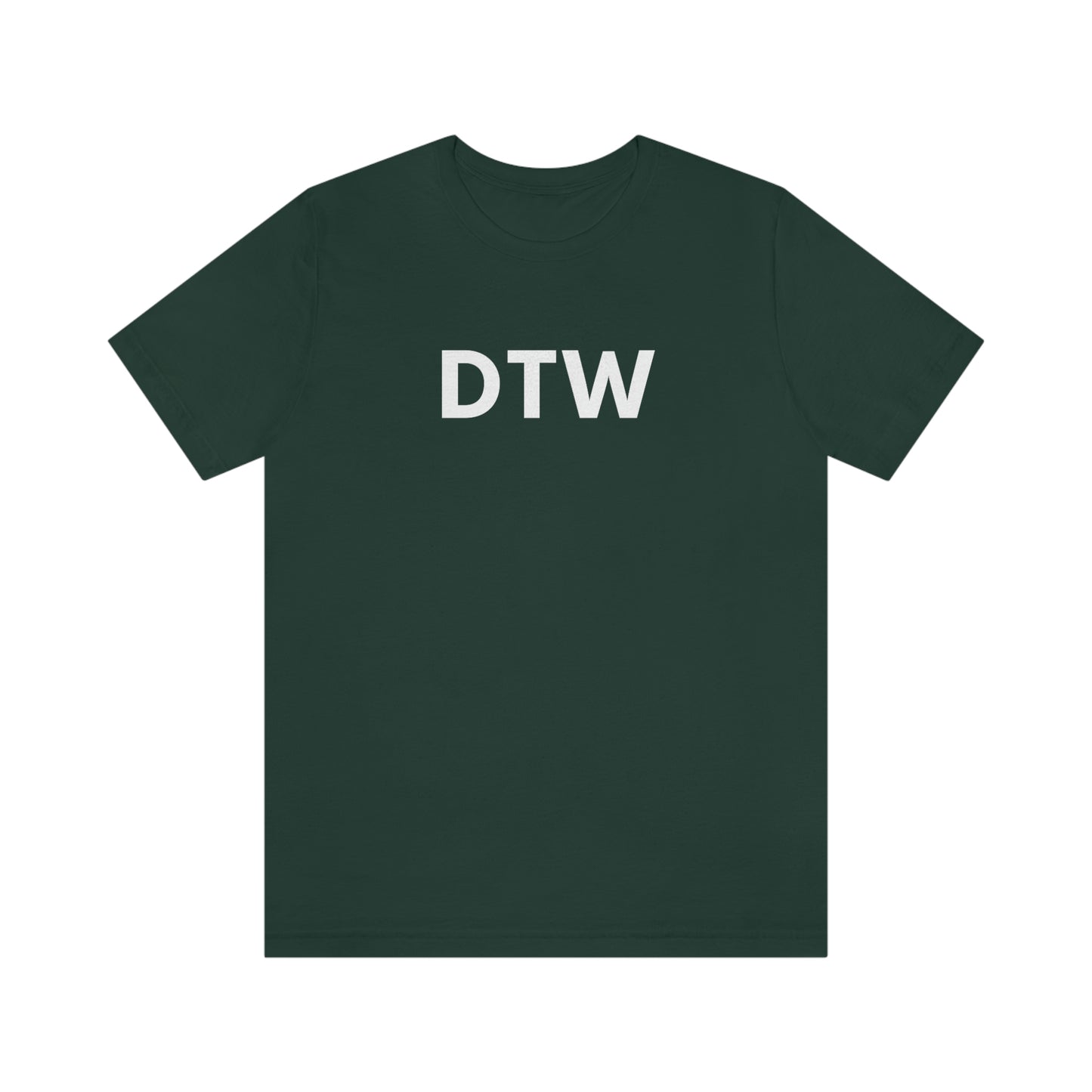 Detroit 'DTW' T-Shirt | Unisex Standard Fit