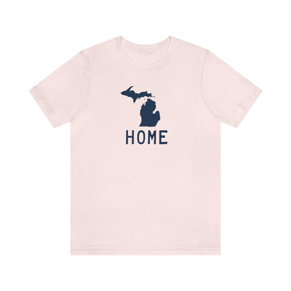 Michigan 'Home' T-Shirt (Licence Plate Font) | Unisex Standard Fit