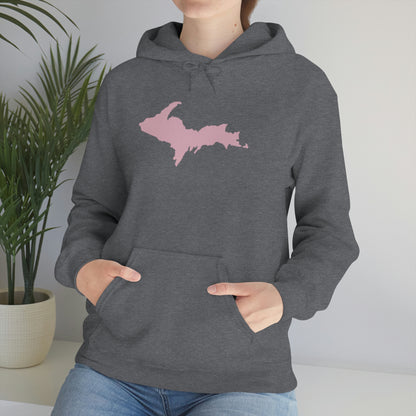 Michigan Upper Peninsula Hoodie (w/ Pink U.P. Outline) | Unisex Standard