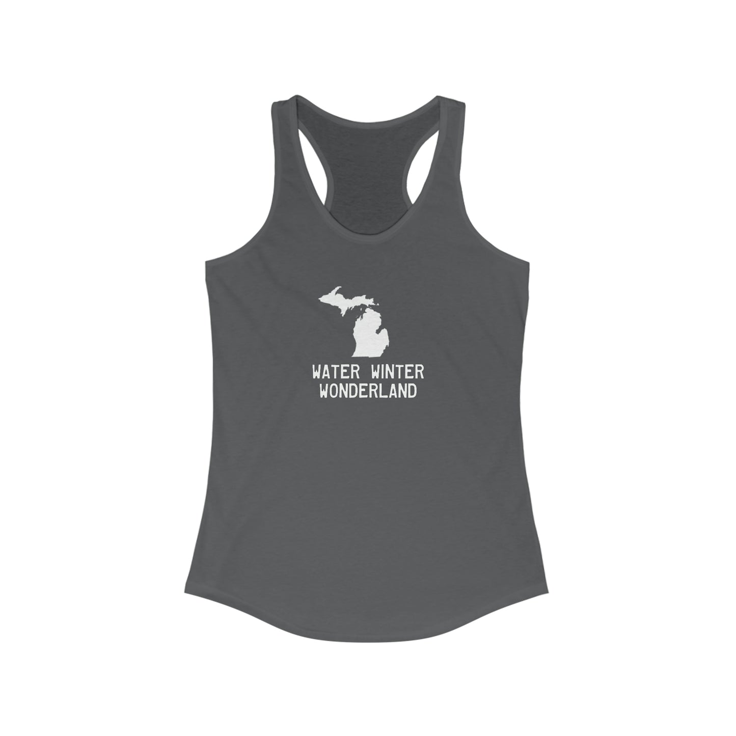 Michigan 'Water Winter Wonderland' Tank Top | Women's Racerback