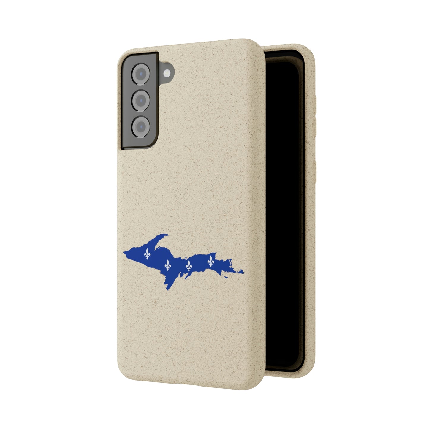 Michigan Upper Peninsula Biodegradable Phone Cases (w/ UP Quebec Flag Outline) | Samsung Android