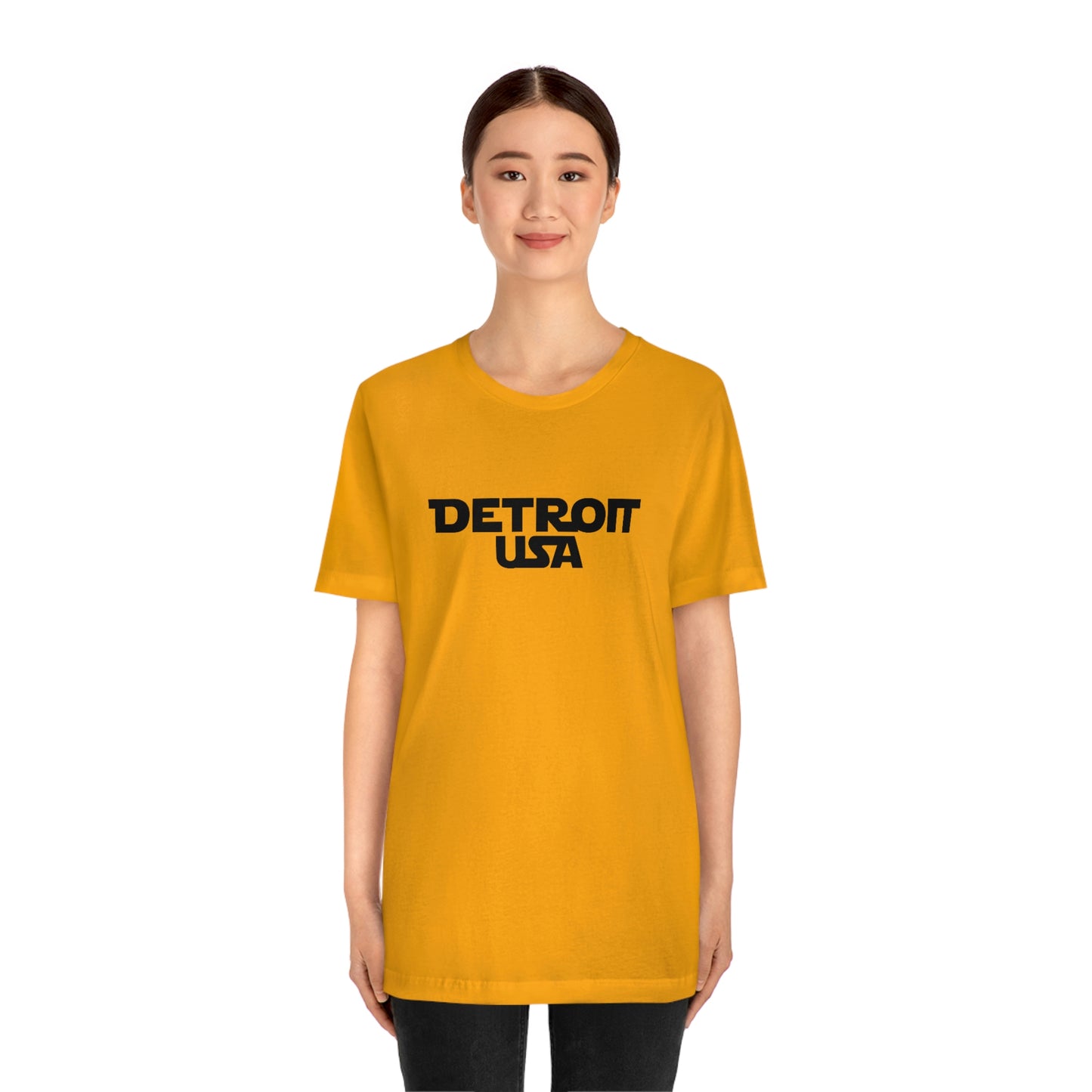 'Detroit USA' T-Shirt (1970s Epic Sci-Fi Parody) | Unisex Standard Fit