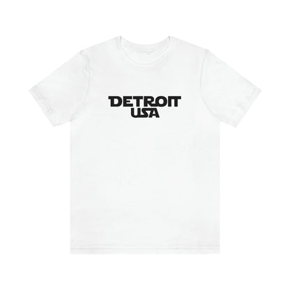 'Detroit USA' T-Shirt (1970s Epic Sci-Fi Parody) | Unisex Standard Fit