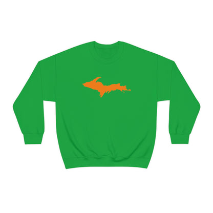 Michigan Upper Peninsula Sweatshirt (w/ Orange UP Outline) | Unisex Standard