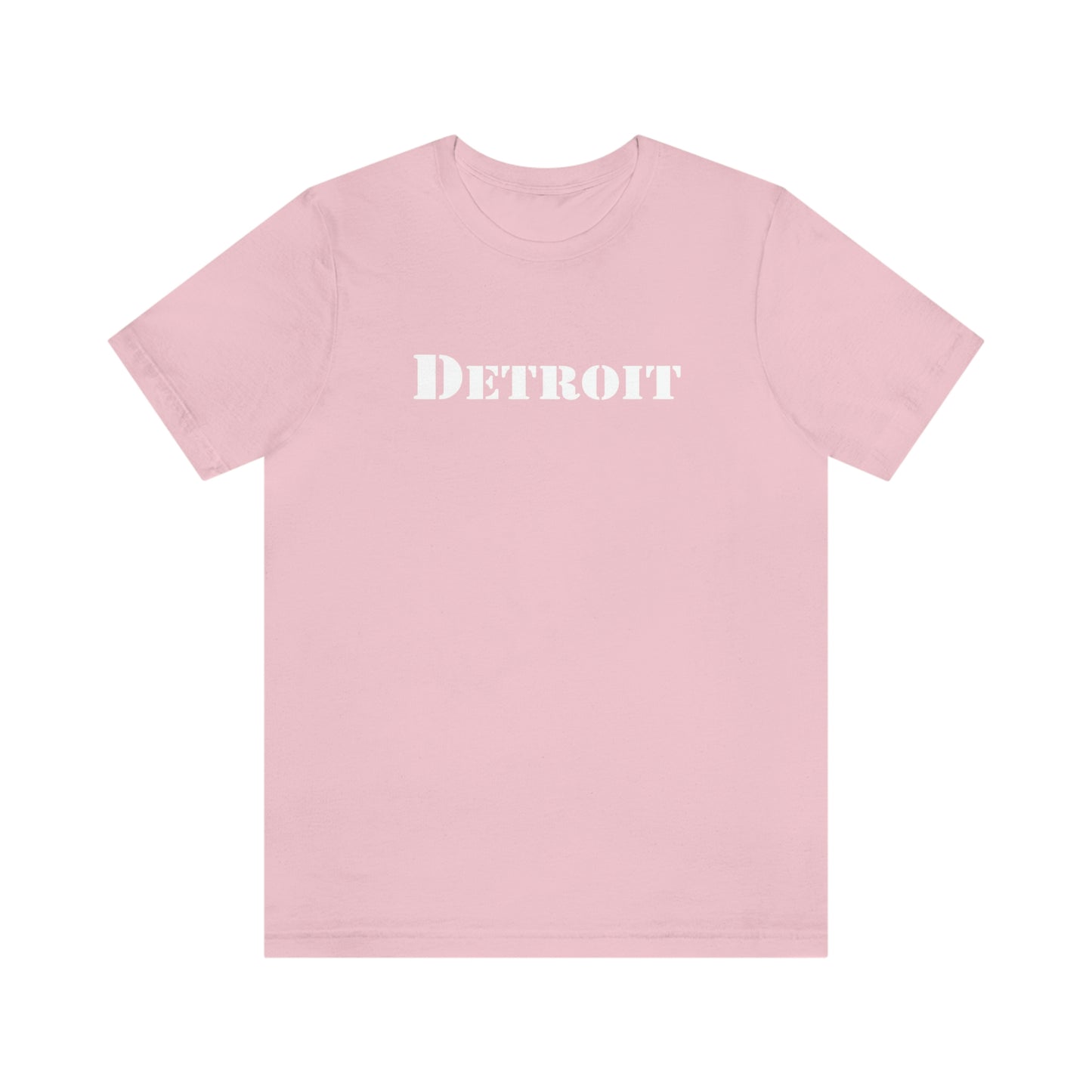 'Detroit' T-Shirt (Army Stencil Font) | Unisex Standard Fit