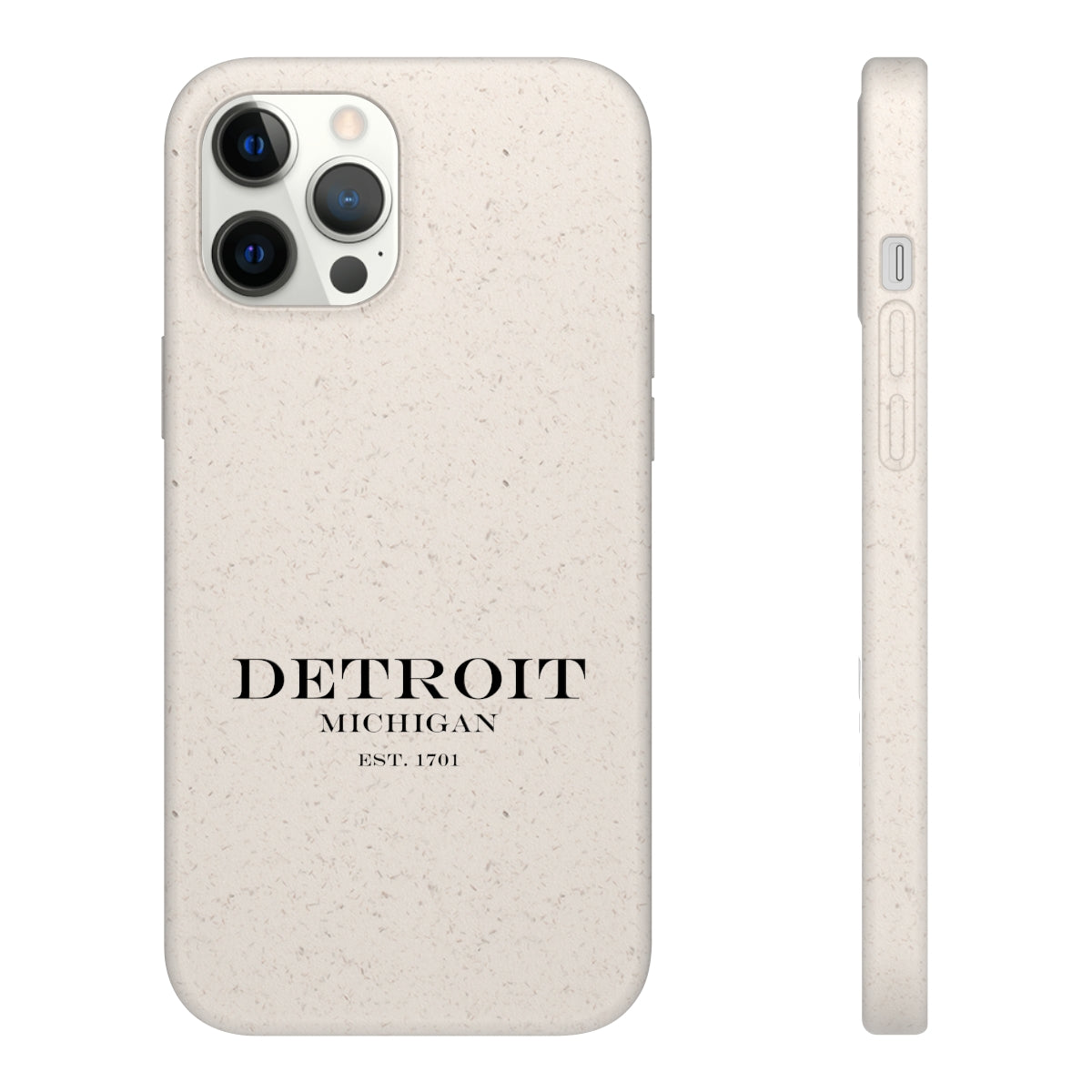 'Detroit Est. 1701' Phone Cases (Black Color) | Android & iPhone