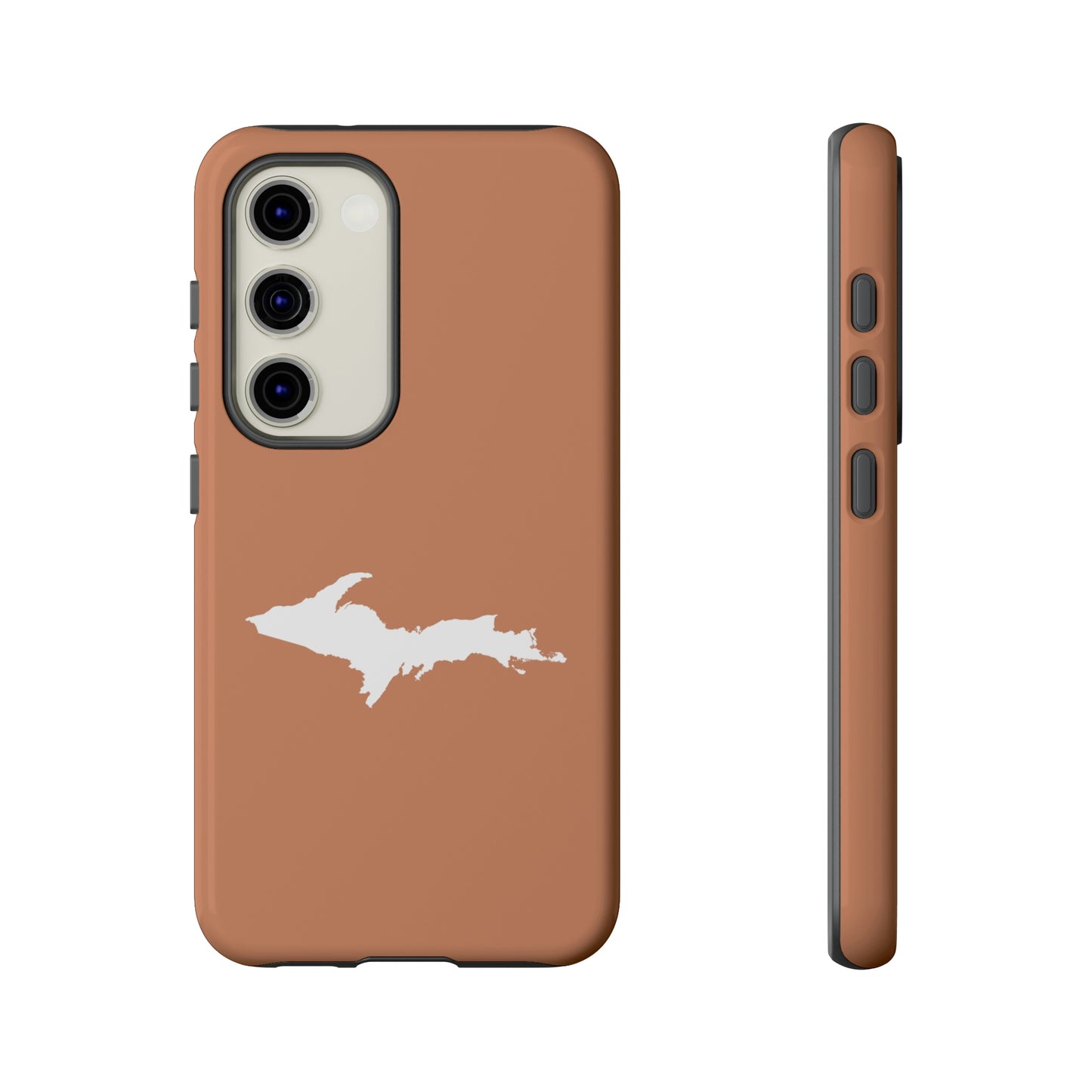 Michigan Upper Peninsula Tough Phone Case (Copper Colored Edition) | Samsung & Pixel Android