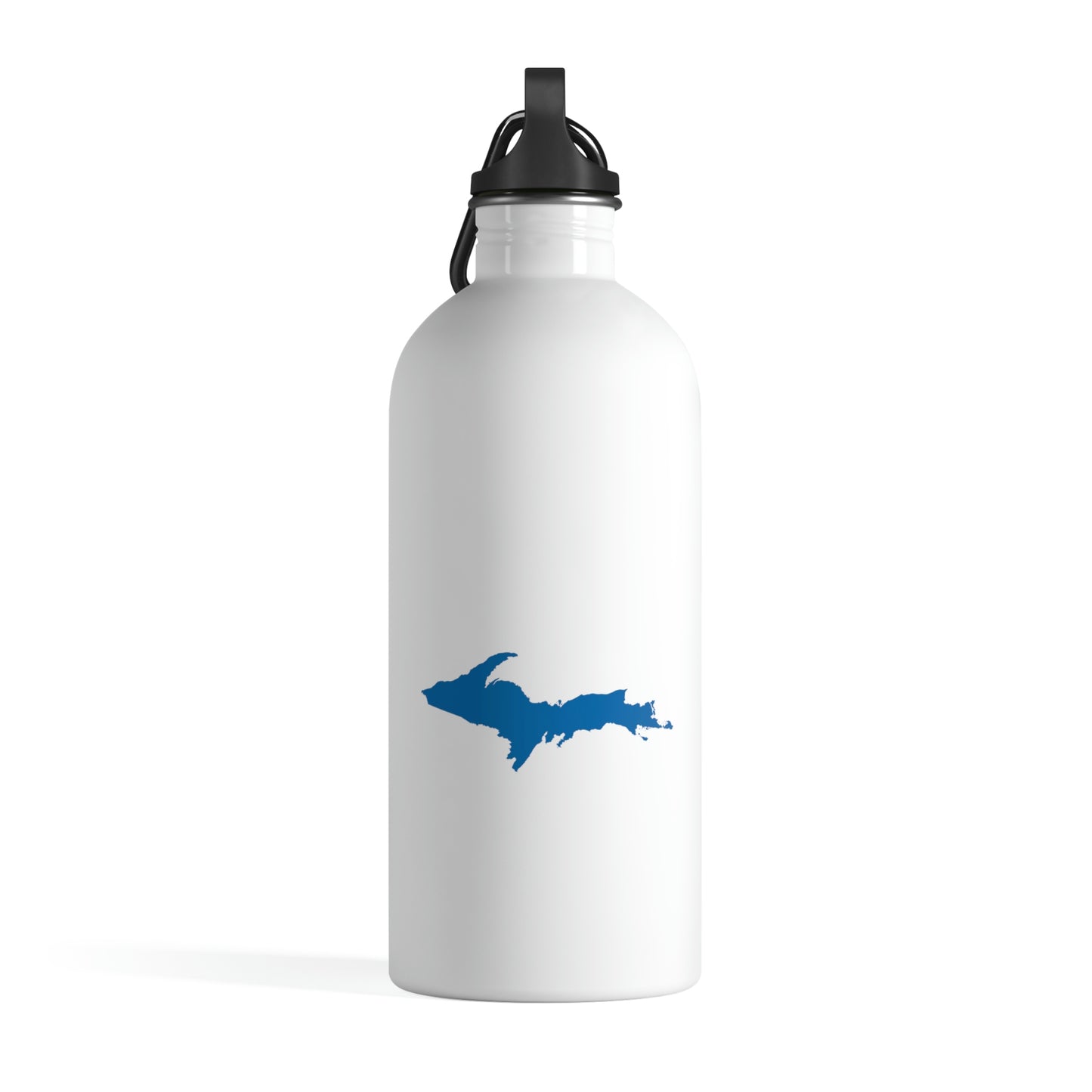 Michigan Upper Peninsula Water Bottle (w/ Azure UP Outline) | 14oz Stainless Steel