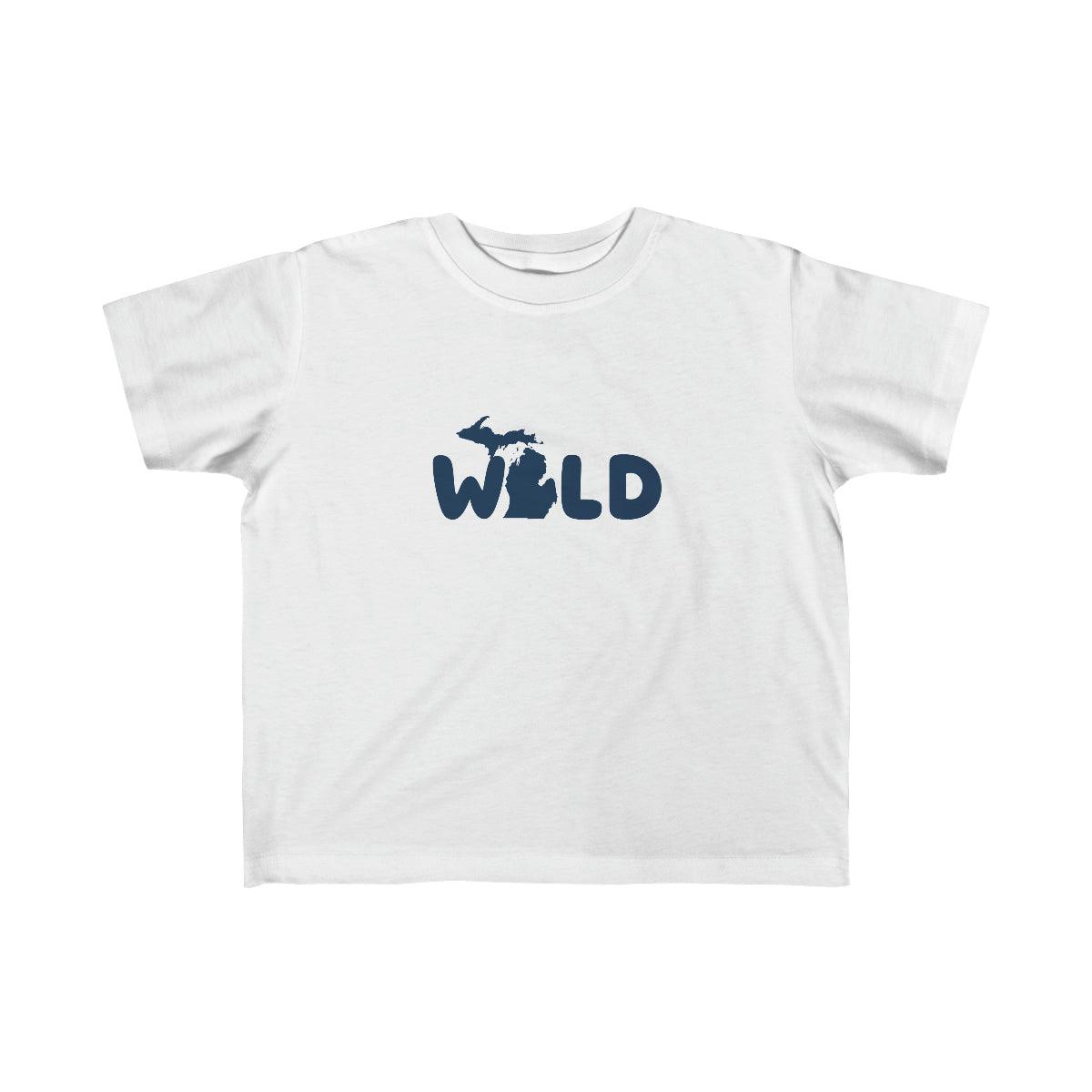 Michigan 'Wild' T-Shirt (Rounded Children's Font) | Toddler Short Sleeve - Circumspice Michigan