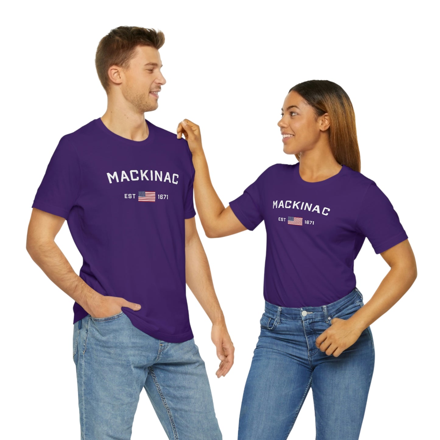 'Mackinac EST 1671' T-Shirt | Unisex Standard Fit