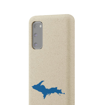 Michigan Upper Peninsula Biodegradable Phone Cases (w/ Azure UP Outline) | Samsung Android