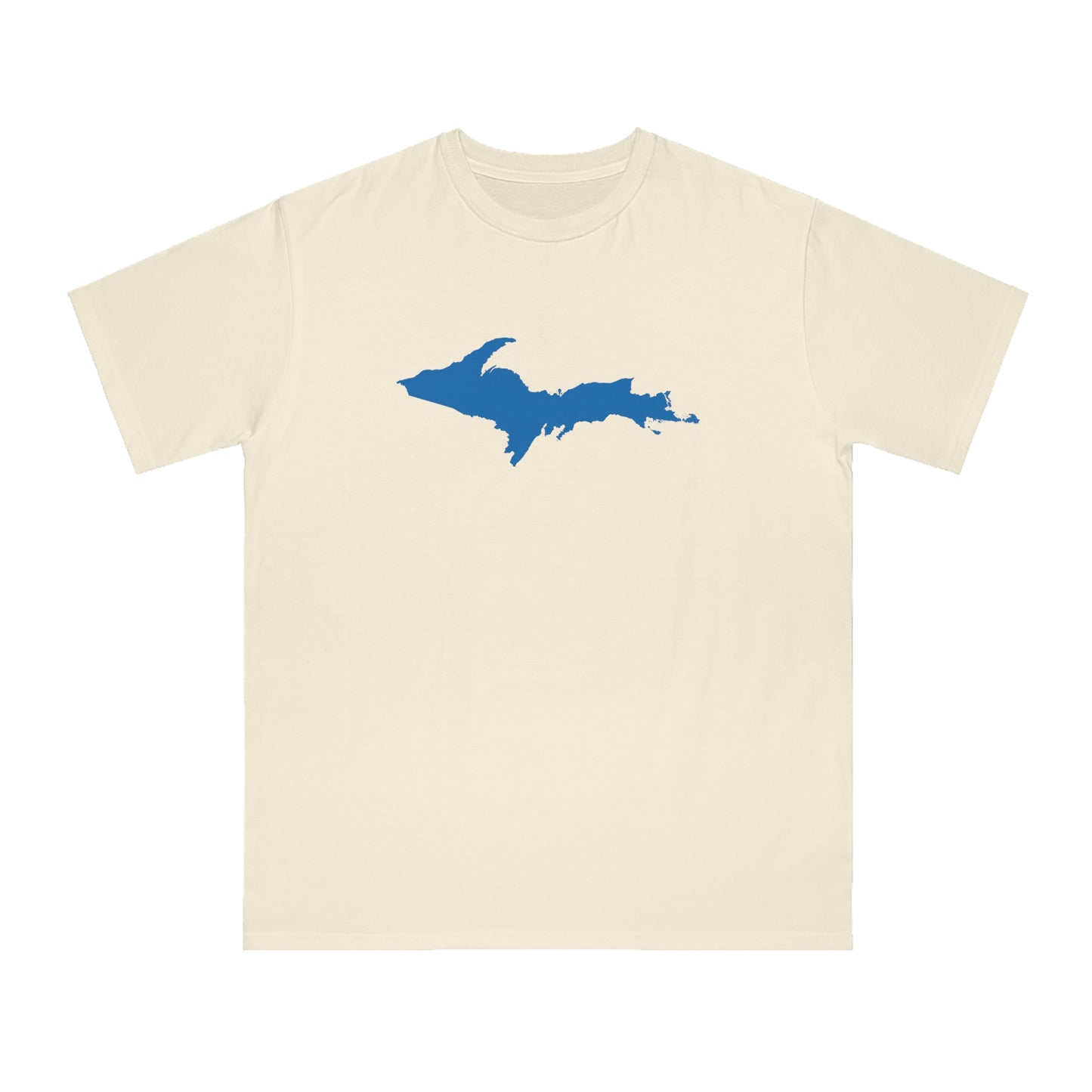 Michigan Upper Peninsula T-Shirt (w/ Azure UP Outline) | Organic Unisex