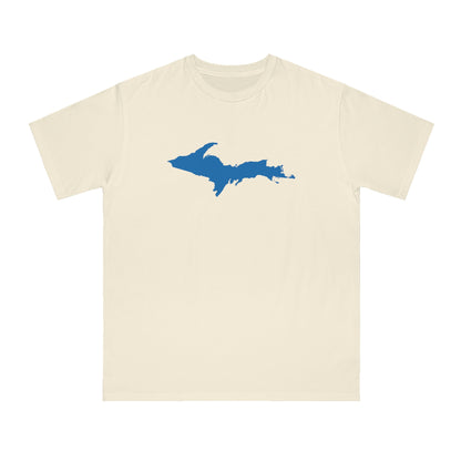 Michigan Upper Peninsula T-Shirt (w/ Azure UP Outline) | Organic Unisex