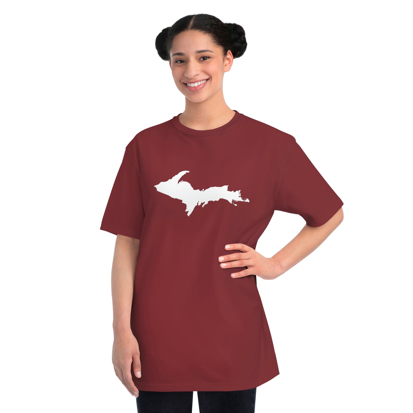 Michigan Upper Peninsula T-Shirt (w/ UP Outline) | Organic Unisex