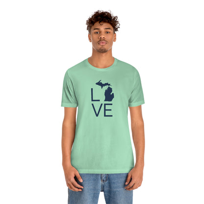 Michigan 'Love' T-Shirt (Thin Sans Font) | Unisex Standard Fit