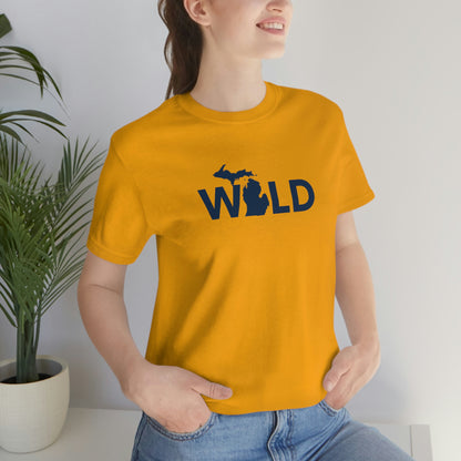 Michigan 'Wild' T-Shirt (Geometric Sans Font) | Unisex Standard Fit