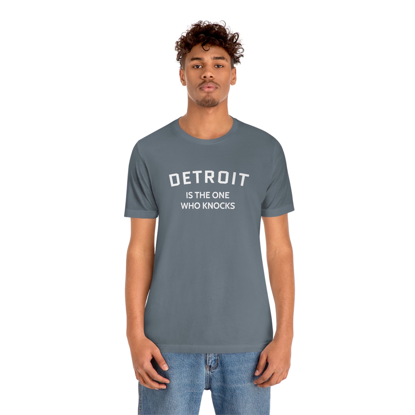 'Detroit is the One Who Knocks' T-Shirt | Unisex Standard Fit