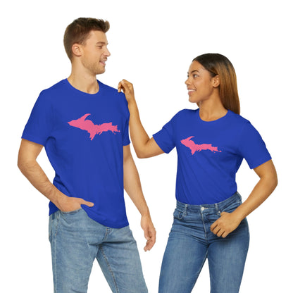 Michigan Upper Peninsula T-Shirt (w/ Pink UP Outline) | Unisex Standard Fit