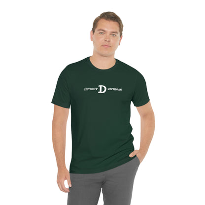 'Detroit Michigan' T-Shirt (w/ Old French D) | Unisex Standard Fit