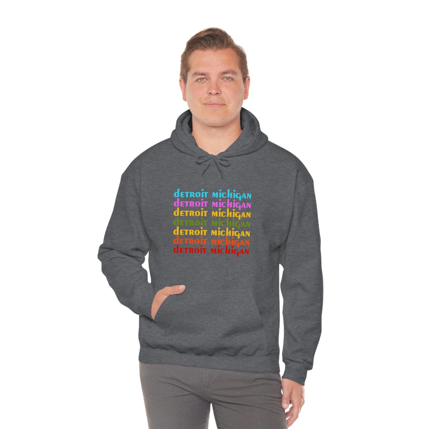 'Detroit Michigan' Hoodie (1970s Sitcom Parody) | Unisex Standard