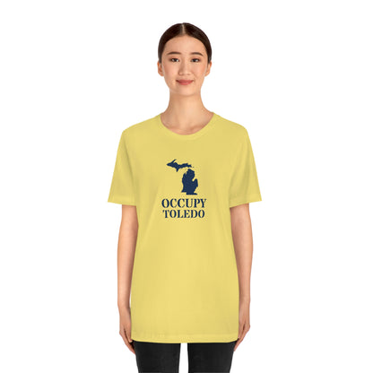 'Occupy Toledo' T-Shirt (w/ Corrected Michigan Outline) | Unisex Standard Fit