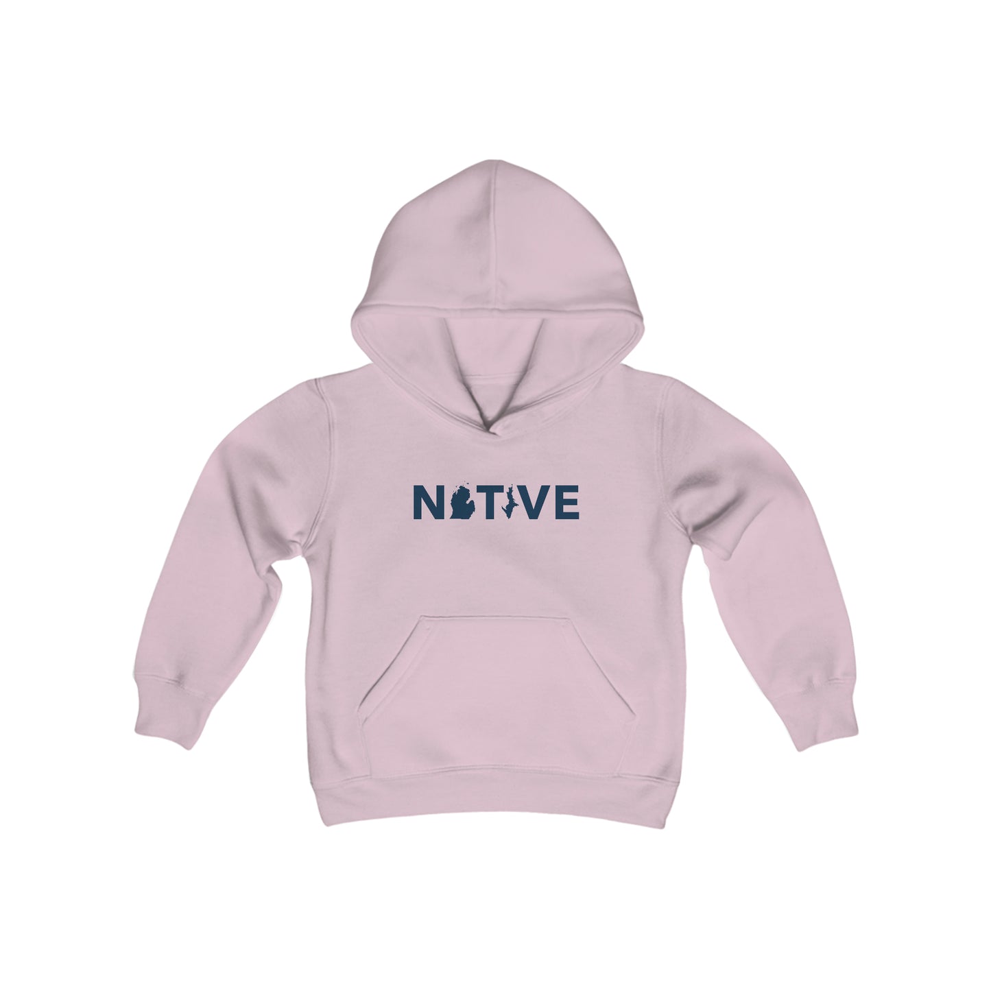 Michigan 'Native' Hoodie (Geometric Sans Font) | Unisex Youth