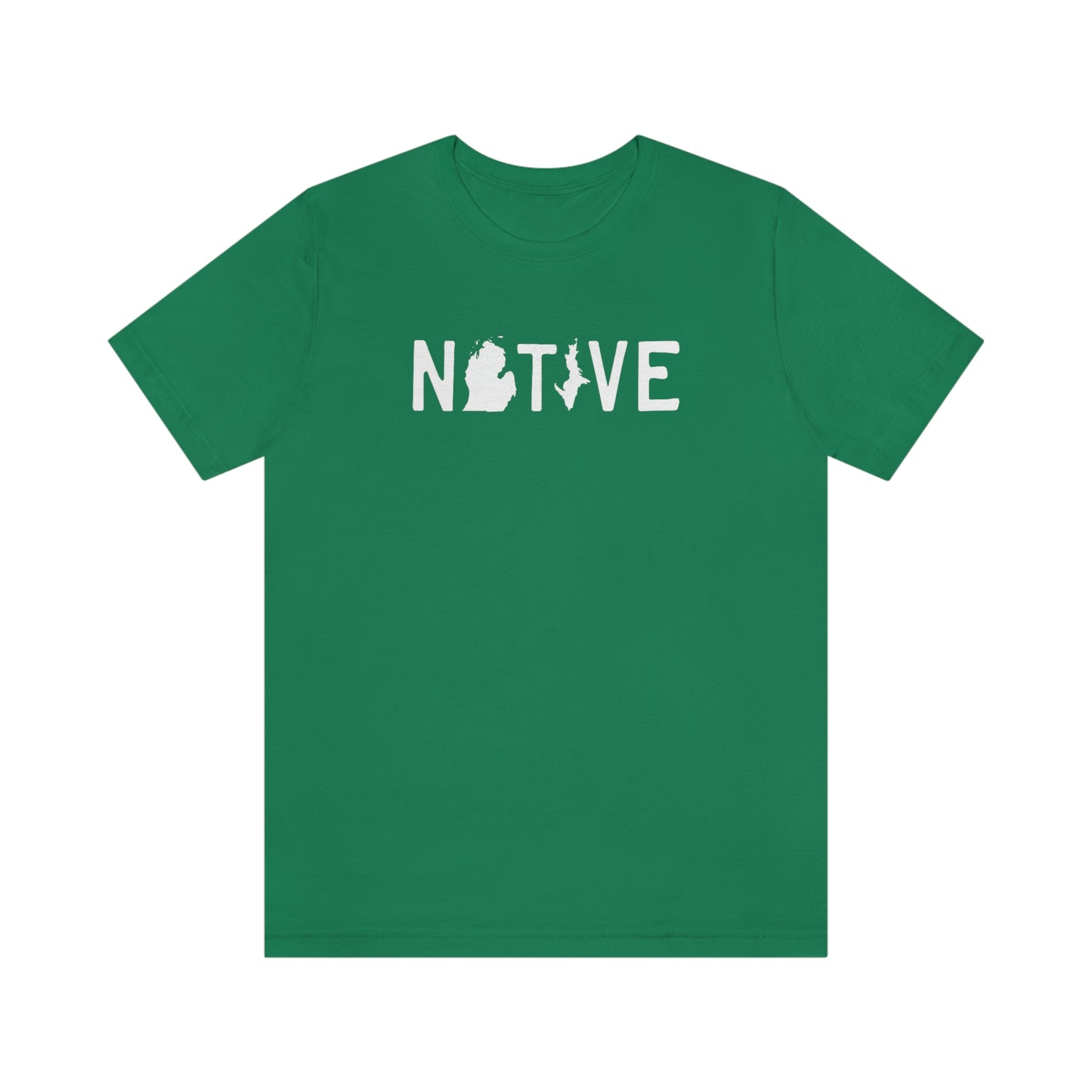 Michigan 'Native' T-Shirt (Licence Plate Font) | Unisex Standard Fit