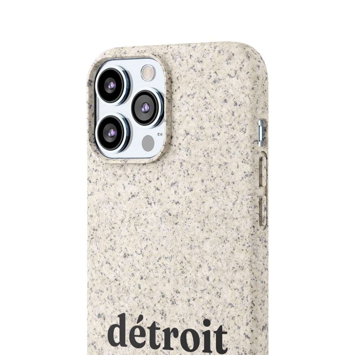 'Détroit' Phone Cases (Old Style Serif Font) | Android & iPhone - Circumspice Michigan