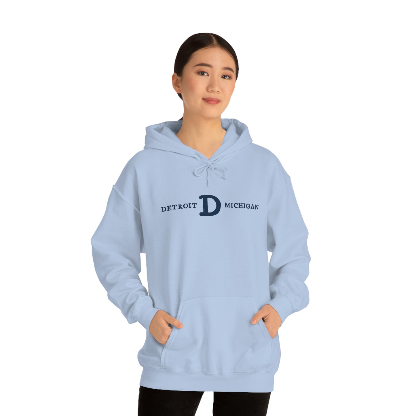 'Detroit Michigan' Hoodie (w/ Old French D) | Unisex Standard