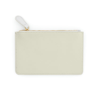 Michigan Upper Peninsula Mini Clutch Bag (Ivory Color w/ UP USA Flag Outline)