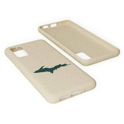 Michigan Upper Peninsula Biodegradable Phone Cases (w/ Green UP Outline) | Samsung Android